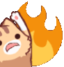 kitty_fire Discord Emoji