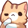 Kitty Think Discord Emoji