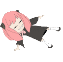 spyxfamilyanyaforgerbreakdancing Discord Emoji