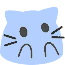 meow_bluesurprised Discord Emoji