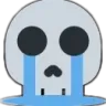 Skullcrying Discord Emoji