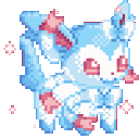 Blue Shinysylveon Discord Emoji