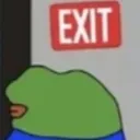 Pepe Exit pepe_exit Discord Emoji