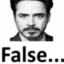 False