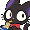 CatSipJuiceUncomfortable Discord Emoji