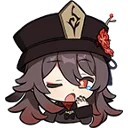 hutao_yawn Discord Emoji