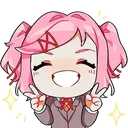 Natsuki Happy Discord Emoji