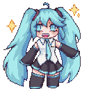 1611 Mikudance Discord Emoji