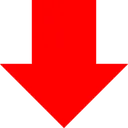 Red Down Discord Emoji