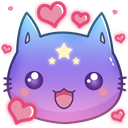 YP_Cosmic_Cat_Love_DNS Discord emoji