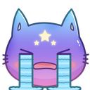 YP_Cosmic_Cat_Cry_DNS Discord emoji