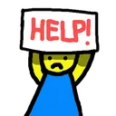 9427noobholdingasign Discord Emoji