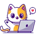 LaptopCat Discord Emoji