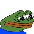 Pepe Sad pepe_sad Discord Emoji