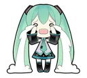 Crying_Miku Discord Emoji