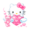3165 Hellokittyheart Discord Emoji
