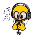 ListeningToMusic Discord sticker - Speakeasy