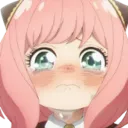Anya Crying Discord Emoji