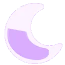 Purple Moon Discord Emoji