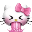 hellokitty_vomit Discord Emoji