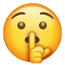 shushingface550removebgpreview Discord Emoji