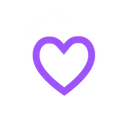 dnsdnc_glitchypurpleheart Discord Emoji