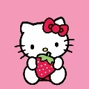 Hello Kitty Strawberry Discord Emoji