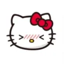Hello_Kitty_Blush Discord Emoji