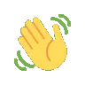 waving