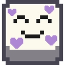 pixel_emoji_smiling_hearts_purpl Discord emoji