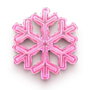 Pinkomjis_snowflakefoilballoon