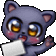 CAT_DARK_HI_56 Discord Emoji