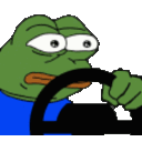 pepe_drivin Discord emoji