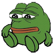 Sad Pepe sadpepe Discord Emoji