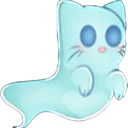 ghostkittyblue Discord Emoji