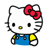 hellokitty_peacesign Discord Emoji