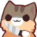 Cat Knife cat_knife Discord Emoji