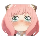 Anya_Crying custom emote from The Advanced Nurturing High School