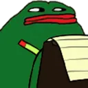 PepeHmmNote Discord Emoji