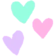 Cutepastelhearts