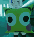 animegirlflushed Discord Emoji