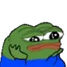 Green Pepo Sad Discord emoji