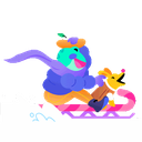 Snowsgiving22_Stickers_SledDarkm