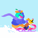 Snowsgiving22_Stickers_SledLight