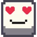 pixelemojihearteyesred Discord Emoji