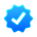 Blue Verified Discord Emoji
