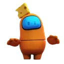 FG_orange_crewmate Discord Emoji