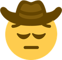 pensiveCowboy Discord emoji