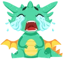 littleanimestylebabydragoncrying Discord Emoji