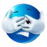 Blue Hide Discord Emoji